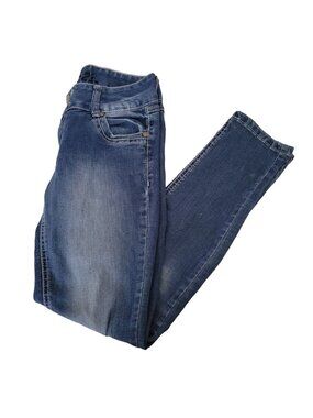 Rue21 Mid Rise Skinny Freedom Flex Jeans Womens Size 1 Medium Wash Denim Pants